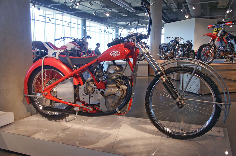 500cc Jawa ice racing motorcycle