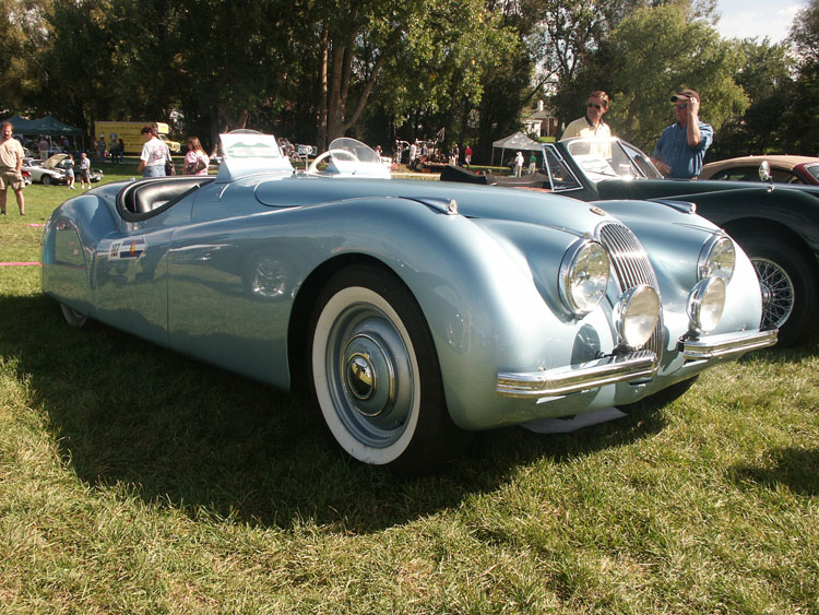 Jaguar XK120 sports car