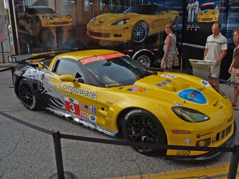Chevy Corvette C6R American Le Mans Series racing car