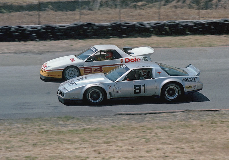 Clay Young Pontiac Fiero Gene Felton Firebird Herb Adams Trans-Am