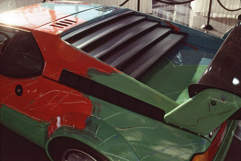 Andy Warhol BMW M1 race car art
